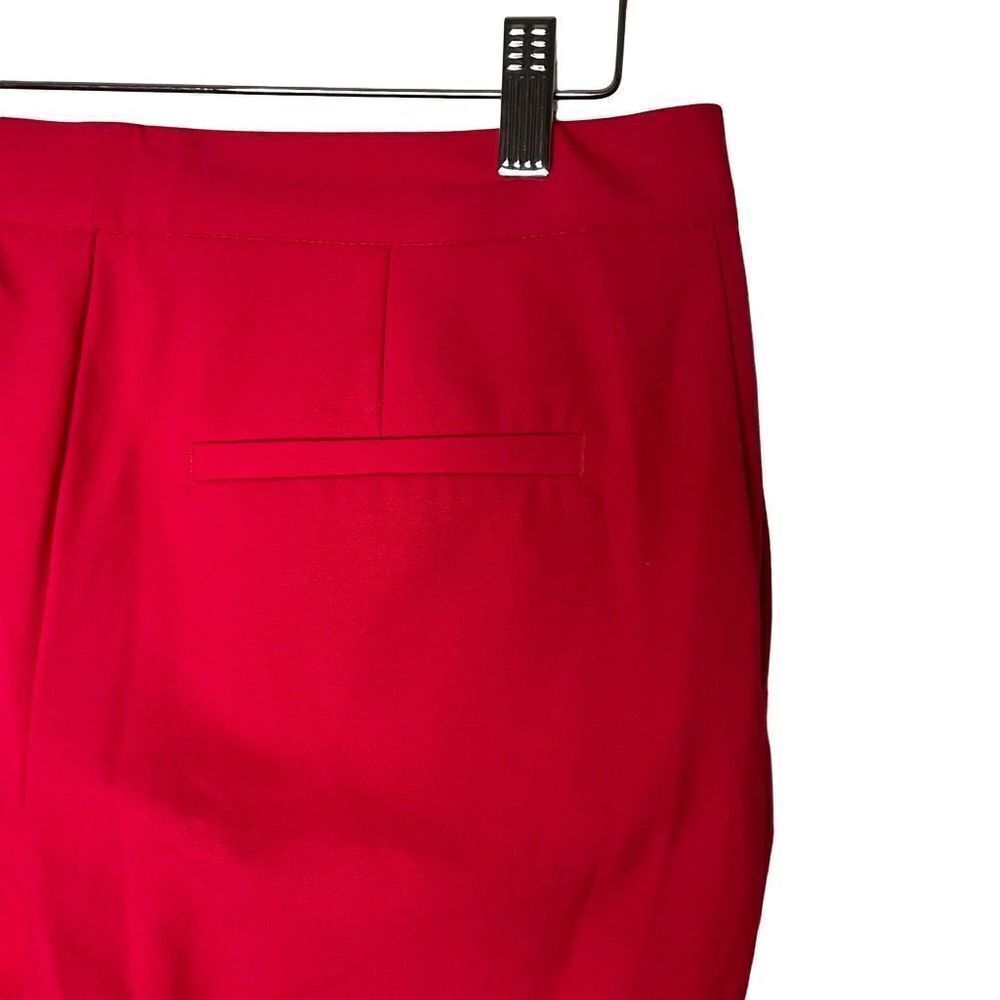 Zara Red Work Pants‎ - Picture 5 of 11